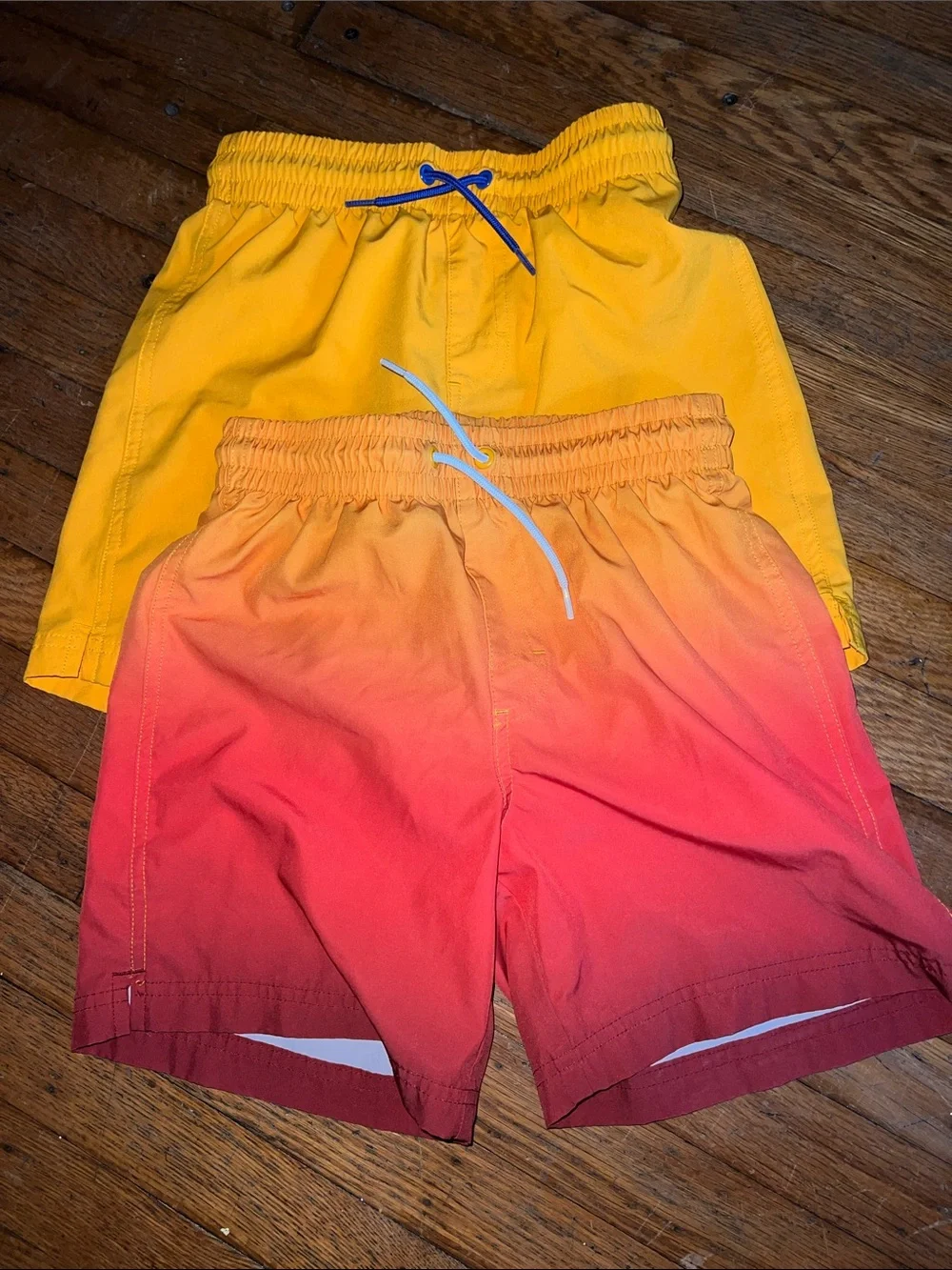 Colorful Boys Swim Trunks Pack - Tropical & Gradient Styles